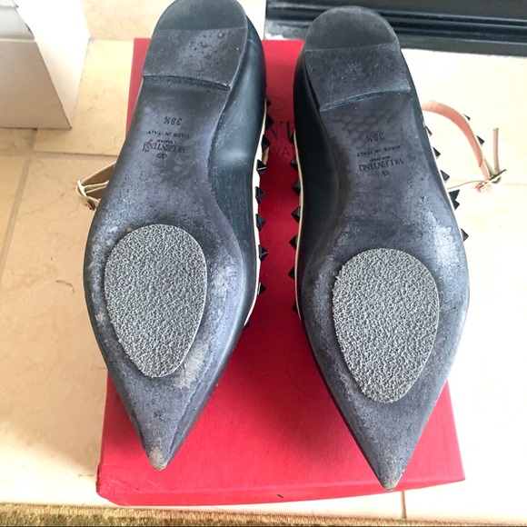 Valentino Rockstud flats size 38 1/2. - Picture 4 of 4